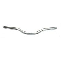 BICYCLE PARTS - HANDLEBAR 25.4MM, 48CM WIDE, FIXIE, ALLOY, SILVER