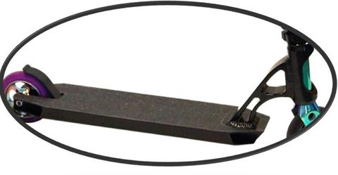 BICYCLE PARTS - SCOOTER DECK, MATT BLACK - SAME DECK AS PER SCOOTER 5492