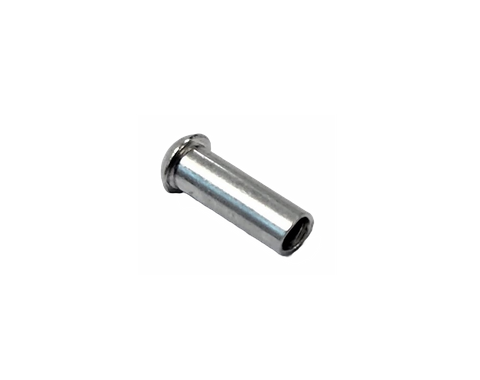 BICYCLE PARTS - CABLE END - BRAKE INNER WIRE END CAP, 1.2 - 1.8MM DIA, SILVER (BAG OF 100)