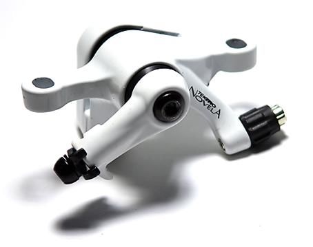 BICYCLE PARTS - TEKTRO NOVELA CALIPER FOR FRONT OR REAR, WHITE