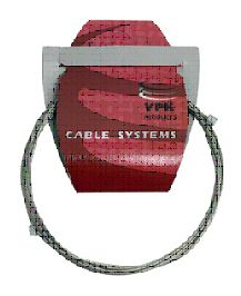 BICYCLE PARTS - GEAR INNER WIRE - UNIVERSAL, SLICK GALVANZIED, 1.2 X 2000MM