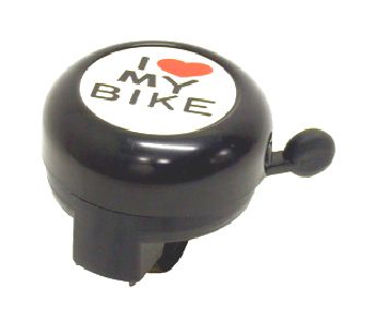 BICYCLE PARTS - BELL STEEL, I LOVE MY BIKE TOP, BIKE LANE, FITS 25.4MM H/BAR, BLACK