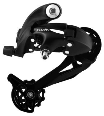 BICYCLE PARTS - REAR DERAILLEUR - 7 - 8 - SPEED, LONG CAGE, MTB, INCLUDES AXLE MOUNT BRACKET