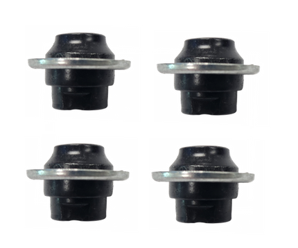 BICYCLE PARTS - AXLE CONE REAR, 3/8 WITH DUST COVER, 26 TPI, LONG 17.6MM (BAG OF 4)