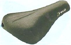 BICYCLE PARTS - SADDLE MTB VINYL TOP, END ZONE 170MM (W) X 265MM(L)