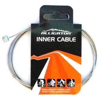 BICYCLE PARTS - ALLIGATOR MTB BRAKE INNER '31 STRAND SUPERIOR SHINE SLICK' STAINLESS 1.5MM X 1700MM