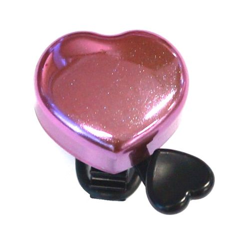 BICYCLE PARTS - BELL - SWEET HEART FLICK BELL, PINK