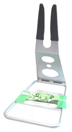 BICYCLE PARTS - BIKE STAND 26 - 700C SILVER STEEL WITH BLACK TIPS