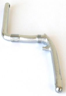 BICYCLE PARTS - ONE PIECE CRANK, 175MM, WITH PIVOT, CP SILVER