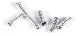 BICYCLE PARTS - CABLE END - GEAR INNER WIRE CAP, 1.2MM DIA, SILVER (BAG OF QTY 50))