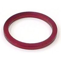 BICYCLE PARTS - SPACER ALLOY, 1 1/8 RED COLOUR, T3MM