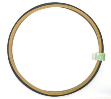 BICYCLE PARTS - TYRE 27 X 1.1/4 BLACK WITH GUM WALL SPEED TREAD 75PSI (32 - 630)