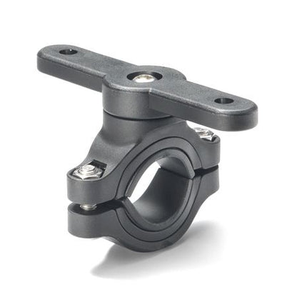 BICYCLE PARTS - HANDLEBAR MOUNT - FOR MOUNTING BIDON CAGES TO HANDLEBARS, PP, BLACK, FIT DIA.22 - 35MM, QUALITY SUNNYWHEEL PRODUCT