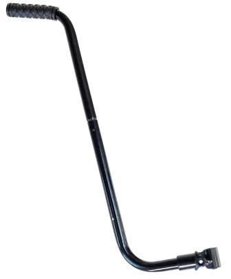 BICYCLE PARTS - GUIDANCE BAR FOR KIDS BIKE, ALLOY, BLACK, DISPLAY CARD, 2PCS FIX TO SEAT POST, W/HANDLE 'TOUR SERIES' (EFFECTIVE LENGTH - 67CM)