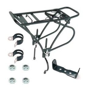 Tandem Luggage Rack Kit - Durable Metal Bike Carrier For Cycling Adventures - Universal Fit