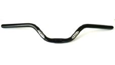BICYCLE PARTS - HANDLEBAR 25.4MM, 63CM WIDE, 90MM RISE, ALLOY BLACK