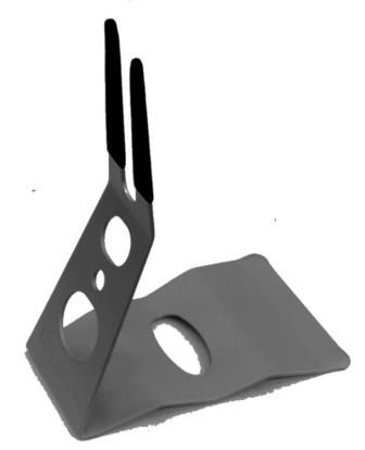 BICYCLE PARTS - BIKE DISPLAY STAND 20 TO 700C, 1 BIKE, BLACK