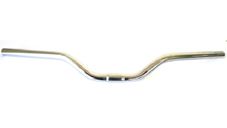BICYCLE PARTS - HANDLEBAR 25.4MM, 64CM WIDE, 70MM RISE, CP SILVER