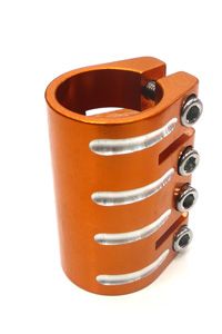 BICYCLE PARTS - QUAD CLAMP 34.9 ORANGE