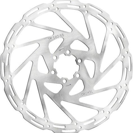 BICYCLE PARTS - DISC ROTOR - TEKTRO, 160MM, T:1.8MM, STAINLESS, W/T25 TORQUE 6 BOLTS, ANTI VIBRATION ROTOR FOR 4 PISTON BRAKES