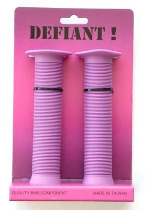 BICYCLE PARTS - GRIPS 147MM PURPLE, KRATTON RUBBER, OPEN END WITH PLUGS