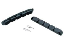 BICYCLE PARTS - BRAKE PAD INSERTS - V BRAKE INSERTS, SUITS ITEM 1597, 72MM, BLACK (SOLD IN PAIRS)