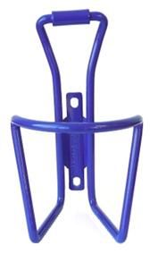 BICYCLE PARTS - BIDON CAGE - PRO SERIES, ALLOY, HEAVY DUTY, 6.2MM DIAMETER, WELDED MOUNT, BLUE