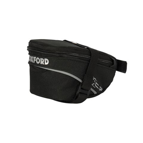 BICYCLE PARTS - SADDLE BAG C.7 WEDGE BAG 0.7L, WEATHERPROOF DESIGN, REINFORCED, UNIVERSAL HOOK & LOOP ATTACHMENT SYSTEM SIZE: 7 CM (H) X 15CM (W) X 8 CM (D) OXFORD PRODUCT