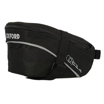 BICYCLE PARTS - SADDLE BAG C1.4 WEDGE BAG 1.4L, WEATHERPROOF DESIGN, REINFORCED, UNIVERSAL HOOK & LOOP ATTACHMENT SYSTEM SIZE: 10 CM (H) X 17CM (W) X 9 CM (D) OXFORD PRODUCT