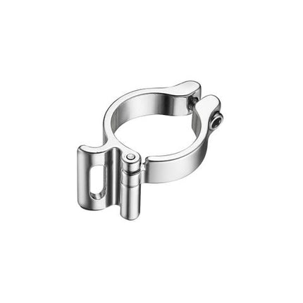 BICYCLE PARTS - CLAMP FOR FRONT DERAILLEUR 28.6MM (SOLD INDIVIDUALLY) SILVER