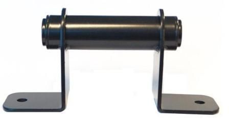 BICYCLE PARTS - FORK MOUNT SUPPLIED WITH MOUNTING HARDWARE, FOR 15MM AXLES, 100MM, BLACK