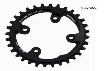 Stronglight 34T MTB Narrow Wide Chainring 7075 CNC Black SRAM XX1 76mm BCD 4 Hole 11 Speed Cycling Gear Upgrades