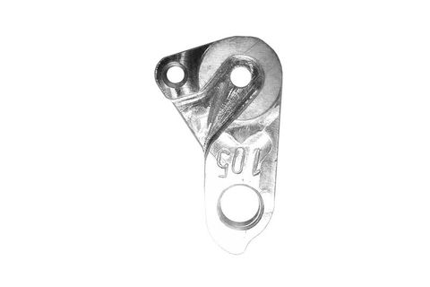 BICYCLE PARTS - META CNC DERAILLEUR HANGER - MODEL 105, MATERIAL 6061 T651 AVIATION ALUMINIUM, CNC MACHINED, SILVER, SCOTT
