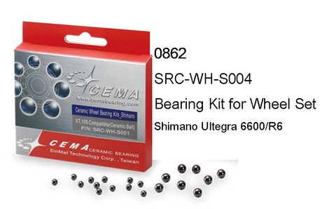 CEMA Ceramic Bearing Kit For Shimano Ultegra 6600/R6 Wheel Set SRC-WH-S004 For Cycling And Performance Upgrades