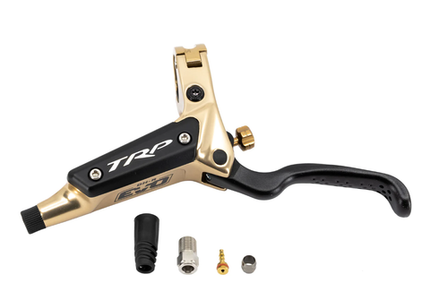 BICYCLE PARTS - TRP BRAKE LEVER - DHR EVO, LEFT HAND ONLY, GOLDEN