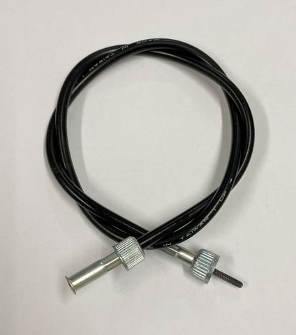 BICYCLE PARTS - CABLE, FOR SPEEDO, 700MM, DRIVER 2.4, INSIDE THREADED 10.45, BLACK