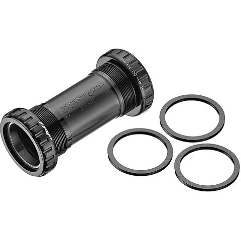 BICYCLE PARTS - TRP BOTTOM BRACKET BB - M8000, BSA 68, Ø30MM, THREADED BLACK SUITS ALL 30MM SPINDLES INC RF, HOPE, VISTAR AND TRP