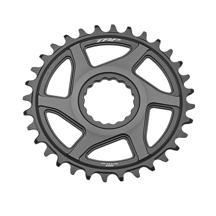 BICYCLE PARTS - TRP CHAINRING CR - M9050, 12SPEED 34T BOOST 3MM OFFSET CHAINRING, CINCH INTERFACE DUOTONE (SANDBLASTED BLACK / GRAY)