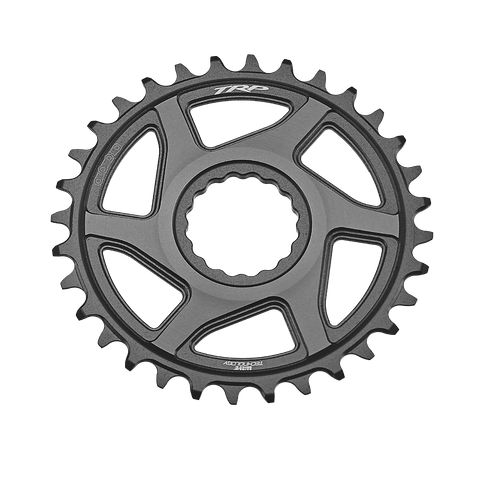 BICYCLE PARTS - TRP CHAINRING CR - M9050, 32T BOOST 3MM OFFSET CHAINRING CINCH INTERFACE, DUOTONE (SANDBLASTED BLACK / SPACE GREY)