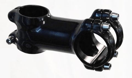 BICYCLE PARTS - AHEAD STEM - 70MM EXT, 7 DEGREE, 28.6MM DIA., 31.8MM BB, BLACK