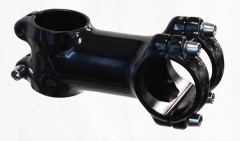 BICYCLE PARTS - AHEAD STEM - 70MM EXT, 7 DEGREE, 28.6MM DIA., 31.8MM BB, BLACK