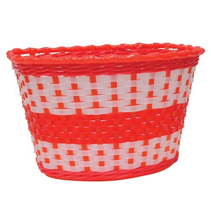 BICYCLE PARTS - JUNIOR WOVEN BASKET RED - OXFORD PRODUCT