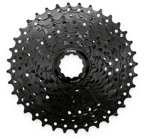 KMC 10 Speed Cassette 11-36T ED Black Hardened Steel Bicycle Drivetrain Component Quality Gear Set
