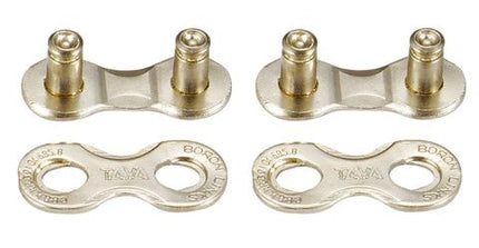 BICYCLE PARTS - CHAIN CONNECTOR - MISSING LINKS, 5/6 SPEED, SILVER (2 PER CARD)