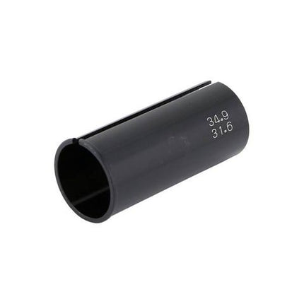 BICYCLE PARTS - SEATPOST SLEEVE OR SHIM, ALLOY, FOR 31.6MM POST TO FIT 34.9MM L;60MM BLACK