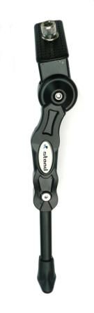 BICYCLE PARTS - KICKSTAND 24 - 28 CENTRE MOUNT, ALLOY BLACK, HEAVY DUTY, SUITABLE FOR E - BIKE, ADJUSTABLE