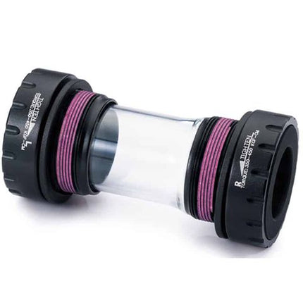 BICYCLE PARTS - BOTTOM BRACKET SET - EXTERNAL BEARING BB SET, CERAMIC BEARING, SHIMANO MTB COMPATIBLE, FOR 68 & 73MM SHELL, BLACK