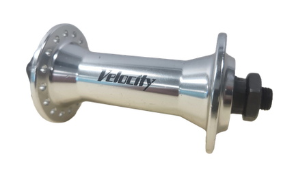 BICYCLE PARTS - HUB - VELOCITY - FRONT - QR SILVER - 32H