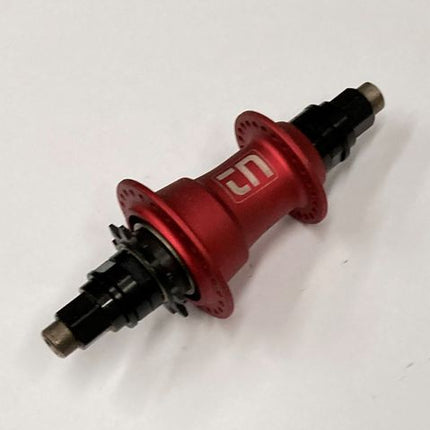 BICYCLE PARTS - HUB, TUF - NECK, ROLLA FREECOASTER HUB, 14MM, SEALED, 36H, RED (RIGHT HAND DRIVE)