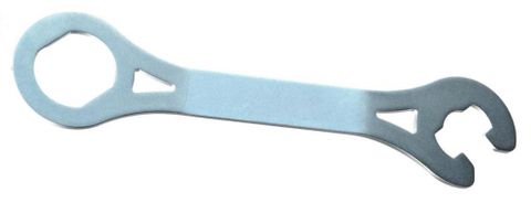 BICYCLE PARTS - BOTTOM BRACKET WRENCH, FOR 36MM BOX - END AND BOTTOM BRACKET CUP WITH RAISED 16MM WRENCH FLATS
